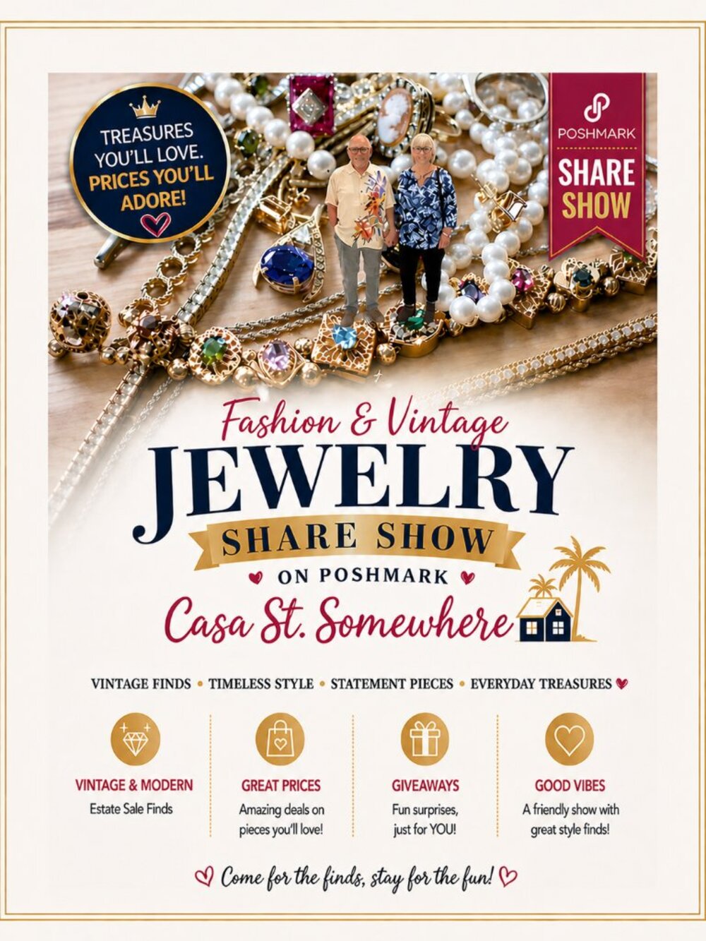SHARE SHOW JEWELRY Friday 5/29 @6PM Pacific